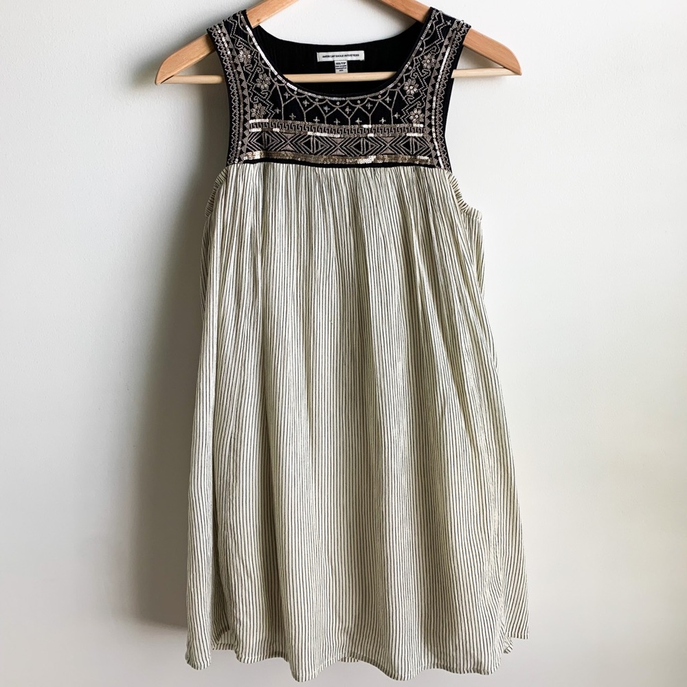 American Eagle Striped Shift Dress